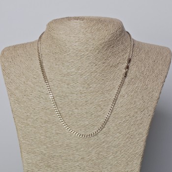 Xuping Rhodium Chain, thickness 3.5mm, length 45 cm
