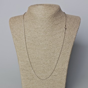 Xuping Rhodium Chain, 1.9 mm ±, length 60 cm ±