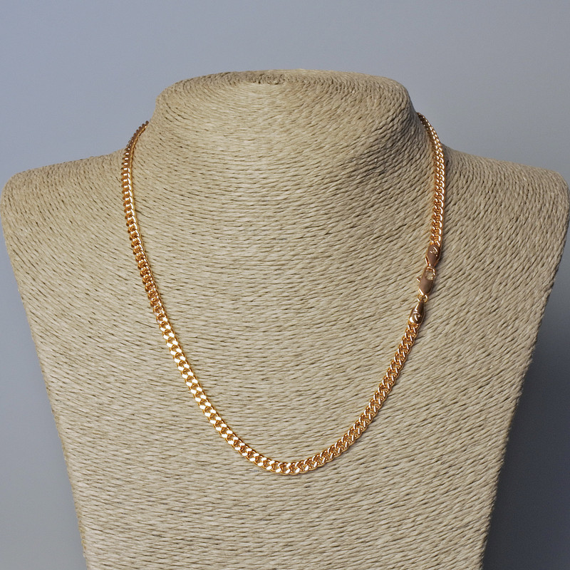 Chain Xuping Gold Plating 18K, thickness 5mm±, length 45cm±