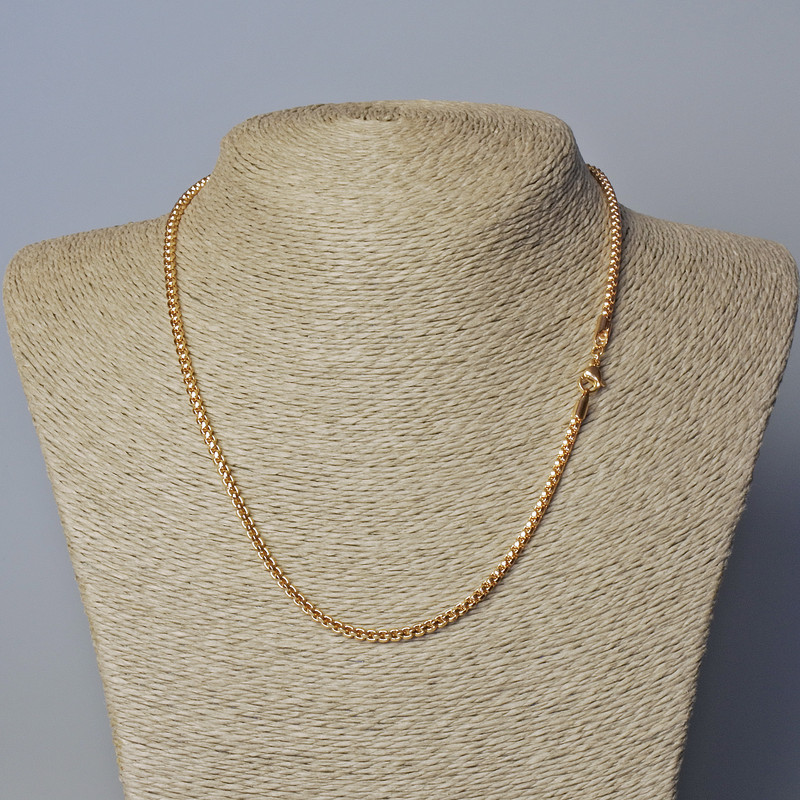 Xuping Chain 18K Gold Plating, 3mm+-, length 44cm+-