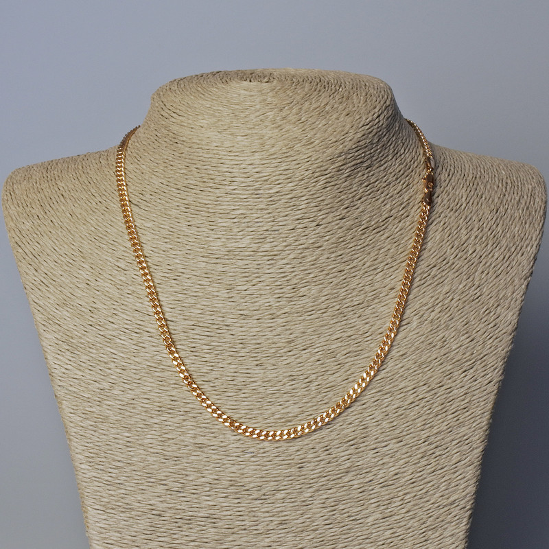 Xuping Chain 18K Gold Plating, 4.4 mm thick, length 45 cm