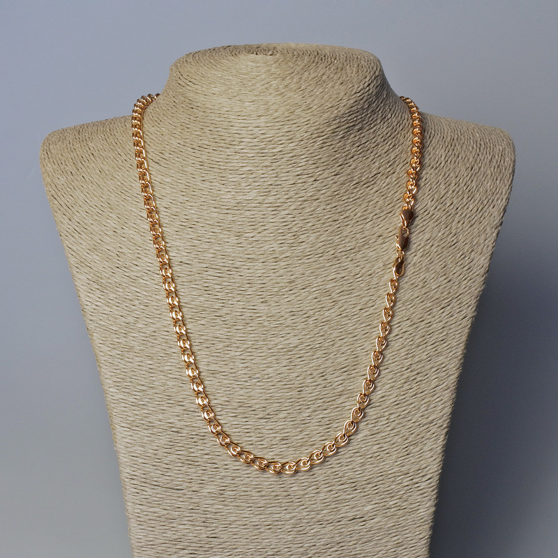 Xuping Chain Gold Plated 18K, thickness 5.4 mm, length 54 cm