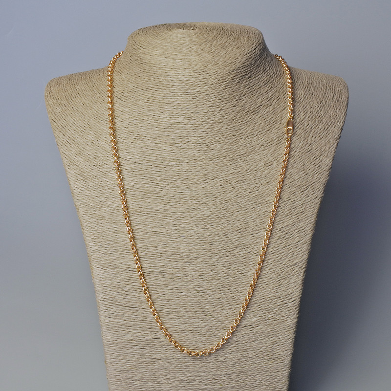 Xuping Chain 18K Gold Plating, 4mm± thickness, 60cm± length
