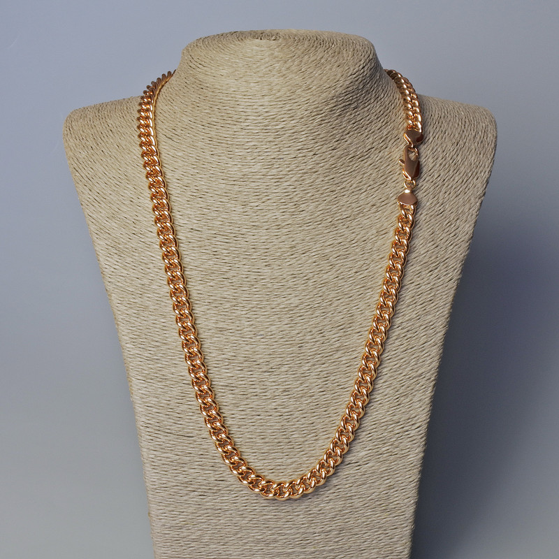 Xuping chain Gold plating 18K, thickness 8, 6mm+-, length 60cm+-