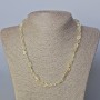 Cat’s Eye Citrine Quartz Natural Stone Faceted Beads, 6x9mm, length 45-50cm