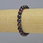 Bracelet Multicolored Cat's Eye Natural Stone Smooth Bead, 8.5mm±, Stretch, 18cm+
