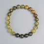 Grosular Bracelet (Green Garnet) natural stone smooth bead, diameter 8.5mm± (stretch), length 18cm+