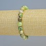 Bracelet Chrysoprase (artificial acrylic) smooth beads, diameter 8.5 mm±, stretch, length 18 cm+