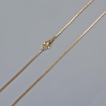 Chain Xuping 18K Gold Plating, 1mm thick, 60 cm length