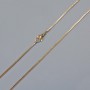 Chain Xuping 18K Gold Plating, 1mm thick, 60 cm length