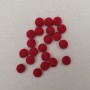 Bead "Red Rowan", diameter 10mm± packaged 40 pcs+