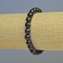 Bracelet Aventurine Night of Cairo (synthetic) faceted bead, diameter 8mm± (stretch), length 18cm+