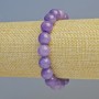 Lepidolite Bracelet (pressed) smooth bead, 10.5mm ±, stretch, length 18cm+