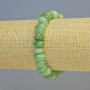 Bracelet Natural Jade, faceted natural stone, diameter 11x6mm± (stretch), length 18cm+