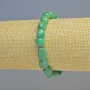 Amazonite Bracelet, Natural Stone Faceted Beads, 9x11mm±, Stretch, 18cm+