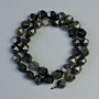 Sunstone Obsidian Beads Natural Stone Faceted, 8.5×10mm±, 38cm± Length on Thread