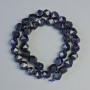 Avanturine Beads “Night of Cairo” (synthetic) Faceted, diameter 8.5×9.5mm, thread length 36in±