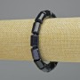 Bracelet Aventurine Night of Cairo (synthetic) cylinder, diameter 10x13, 5mm± (stretch), length 18cm+