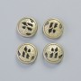 Hematite Bead, Matte Light Gold Color, 12x4.5 mm ± (4 pcs)