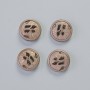 Hematite Bead, matte bronze color, diameter 12×4.5 mm ± (4 pcs)