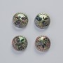 Hematite Bead "Tree" color-changing, diameter 12.5×4.5 mm ± (4 pcs)