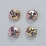 Hematite Bead "Tree" color chameleon, diameter 12.5×4.5mm± (4 pcs)