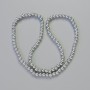Hematite Beads Round Silver Color, 4mm ±, 42cm ± on Thread