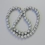 Hematite Beads AAA Round Silver Color 8mm ±, 42cm ± Necklace on Thread