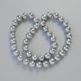 Hematite AAA Beads Silver Color 10mm Ø, 42cm+ length on thread