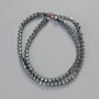 Hematite Star Beads Black 4x4 mm, length 41 cm string