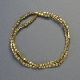 Hematite Beads Cubes Gold Color, 3x3mm diameter, 40cm length string