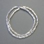 Hematite Beads—Rectangular Rounded, Silver Color, 8x4mm, length 42 cm plus-