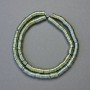 Hematite Beads—Hameleon Green Rondelle 6×1mm+, 42cm+- strand