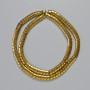 Hematite Beads Snake Zigzag Wave Gold Color, 5x4x3mm±, Length 40cm± strand