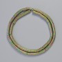 Hematite Rondelle Beads Multi-color Gold Tone, 4x1mm, total length 40cm, strand