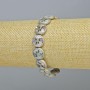 Hematite Bracelet "Tree" matte chameleon color, diameter 12.5×4.5mm, length 18cm ± (stretch)