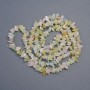 Morganite Gemstone Beads Bead Chip on Thread, 11x5-6x4mm+, 78cm+ Length