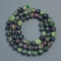 Zoisite Natural Stone Beads Faceted Round Bead, 6mm diameter, 34cm length