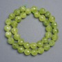 Natural Chrysoprase Beads (Olivine) Faceted Round Beads, 10mm Ø, Length 37cm±