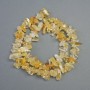Citrine Natural Stone Bead, Chip Shape, 14×6 mm, ± hairline length 40 cm