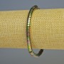 Hematite Bead Bracelet, Rondelle, Multi-Color, diameter 5x2mm, length 18cm, stretch