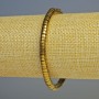 Hematite Rondelle Bracelet Color: Dark Gold, 5x2 mm ±, 18 cm ± Stretch
