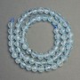 Natural gemstone beads Topaz faceted round bead, diameter 6.5 mm+- , length 39 cm+-
