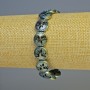 Hematite Bracelet "Tree" holographic color, diameter 12.5×4.5mm+-, length 18cm+-, stretch
