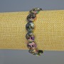 Hematite Bracelet "Tree" chameleon color, diameter 12.5×4.5 mm+, length 18 cm+ flex,