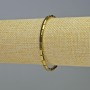 Hematite Bracelet Hexagon Rounded Corners Gold Color, diameter 5x4 mm±, length 18 cm± stretch