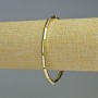 Hematite Cylinder Bracelet with Light Gold Color, 13x4mm± diameters, length 18cm±, stretch