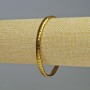 Hematite Snake Zigzag Wave Bracelet, gold color, 5x4x3 mm± beads, length 18 cm± stretch