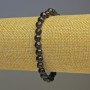 Iolite Bead-Granulated Bracelet, 6mm diameter, 18cm length (stretch)