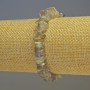 Bracelet Labradorite natural stone Chip, diameter 8×2mm +-, length 18cm (elastic)